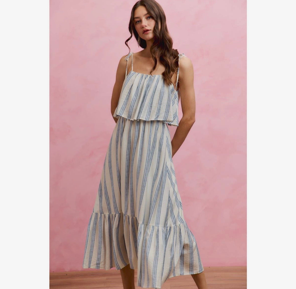 Blue Skies & Fireflies MIDI Dress