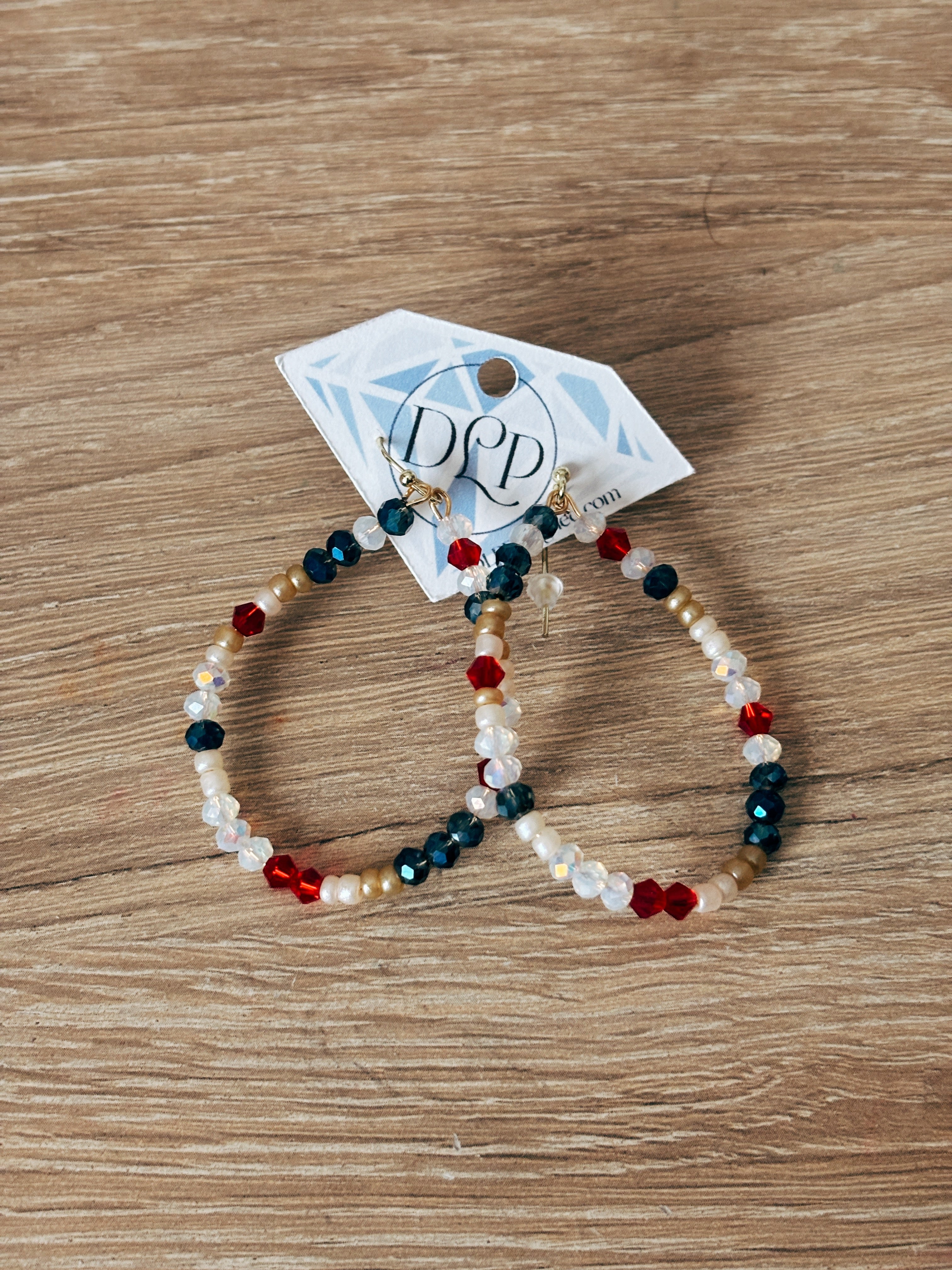 Americana Nights Hoop Earrings